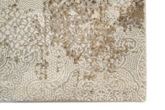 Covor Abstract Living Bej/Crem din Poliester/Polipropilena SilaLux 2930A