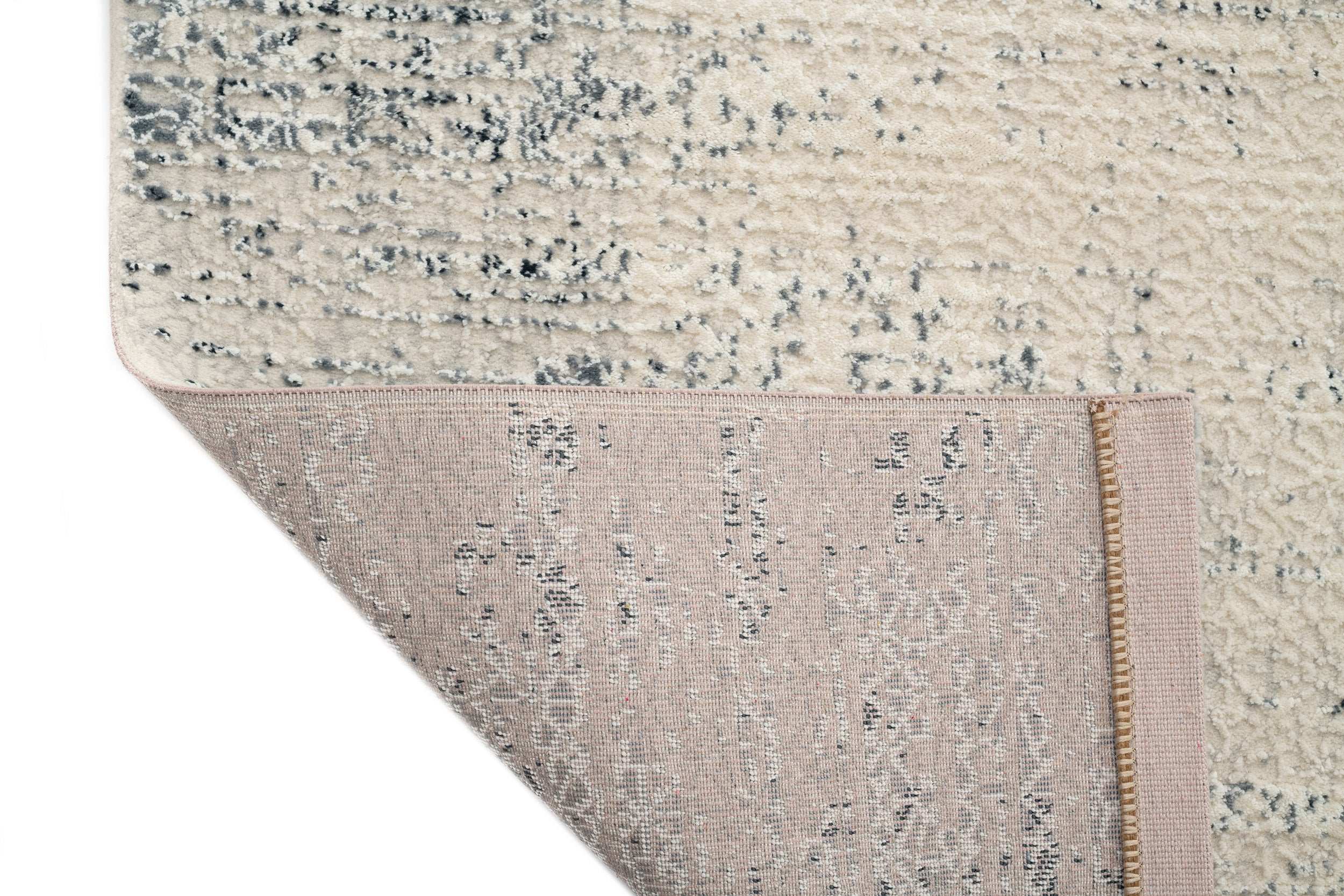 Covor Traditional Living Albastru/Gri din Poliester/Polipropilena SilaLux 2983A franjuri