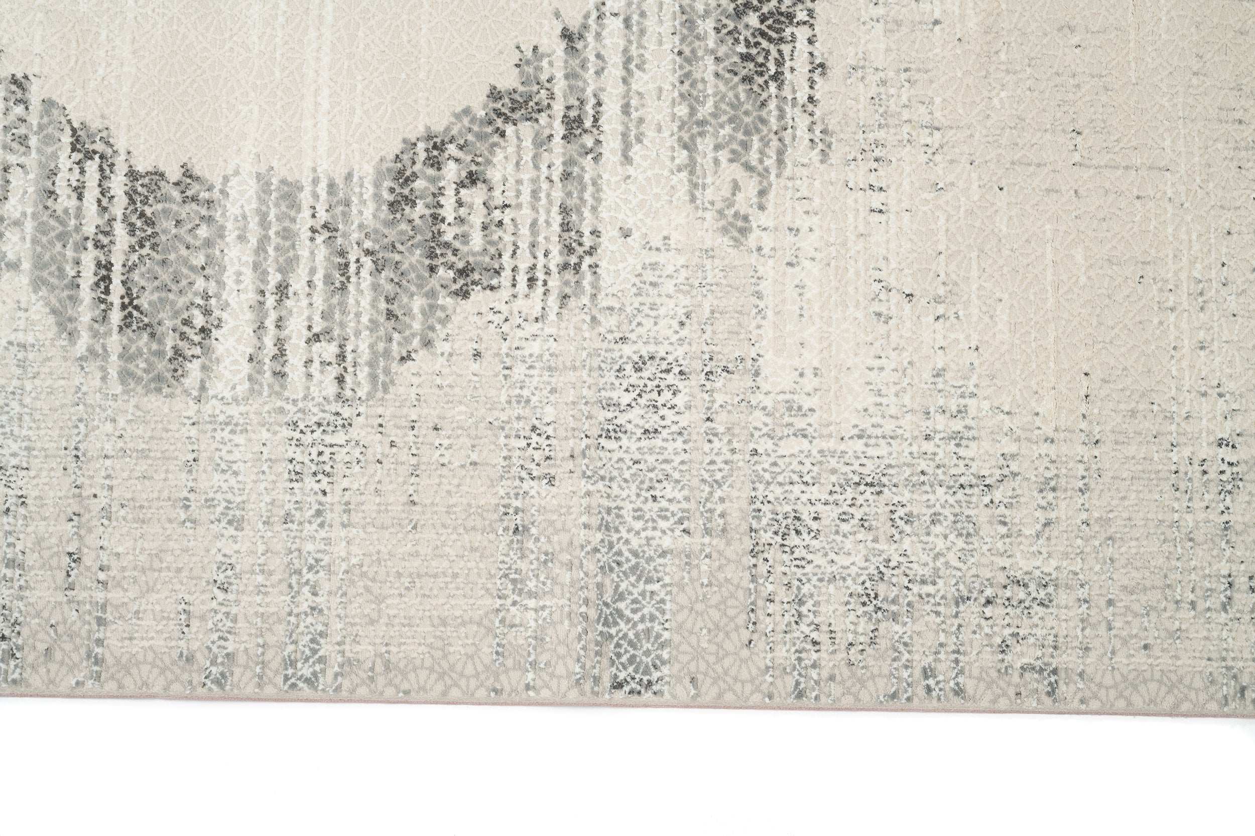 Covor Vintage Living Gri/Crem din Poliester/Polipropilena SilaLux 2983A