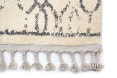 Covor Modern/Scandinav Living Crem/Gri din Poliester Dreptunghiular Otantik 2619A