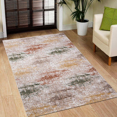 Covor Modern Living/Camera Copii Crem/Multicolor din Acril - Defne 1642B