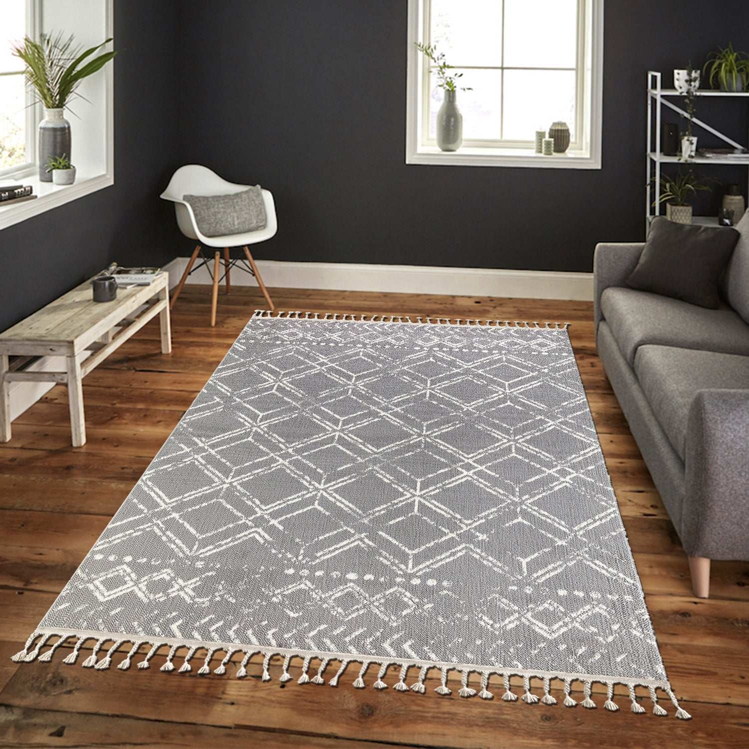 Covor Scandinav/Modern Living Gri din Poliester Dreptunghiular Otantik 2588A