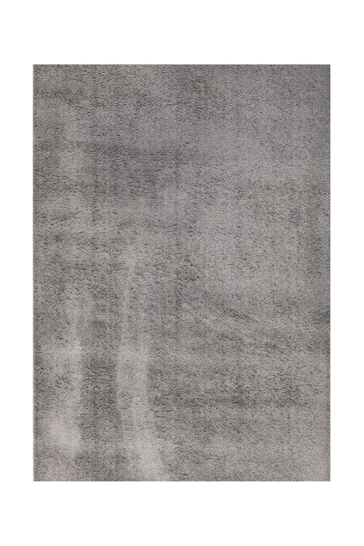 Covor Modern Living/Dormitor  Gri din Poliester Dreptunghiular Pufoase TiaraEco