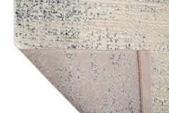 Covor Traditional Living Albastru/Gri din Poliester/Polipropilena SilaLux 2983A franjuri