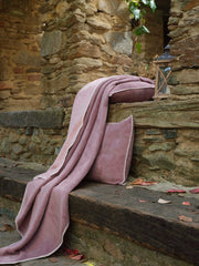 Patura Modern Living Roz din Acril/Bumbac 330-340 180cmx220cm